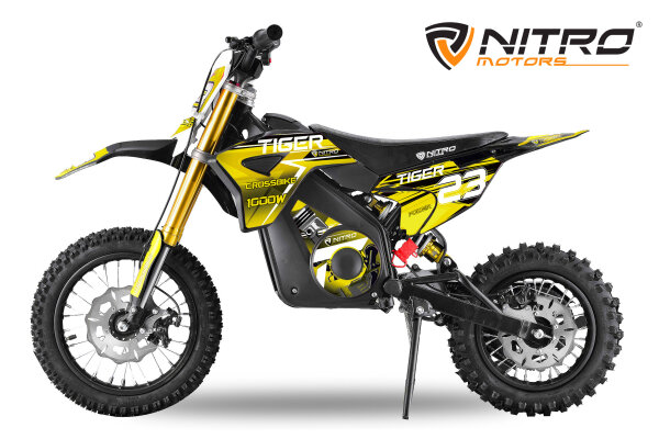 Tiger DLX 12" 1000W Kinder E-Dirtbike